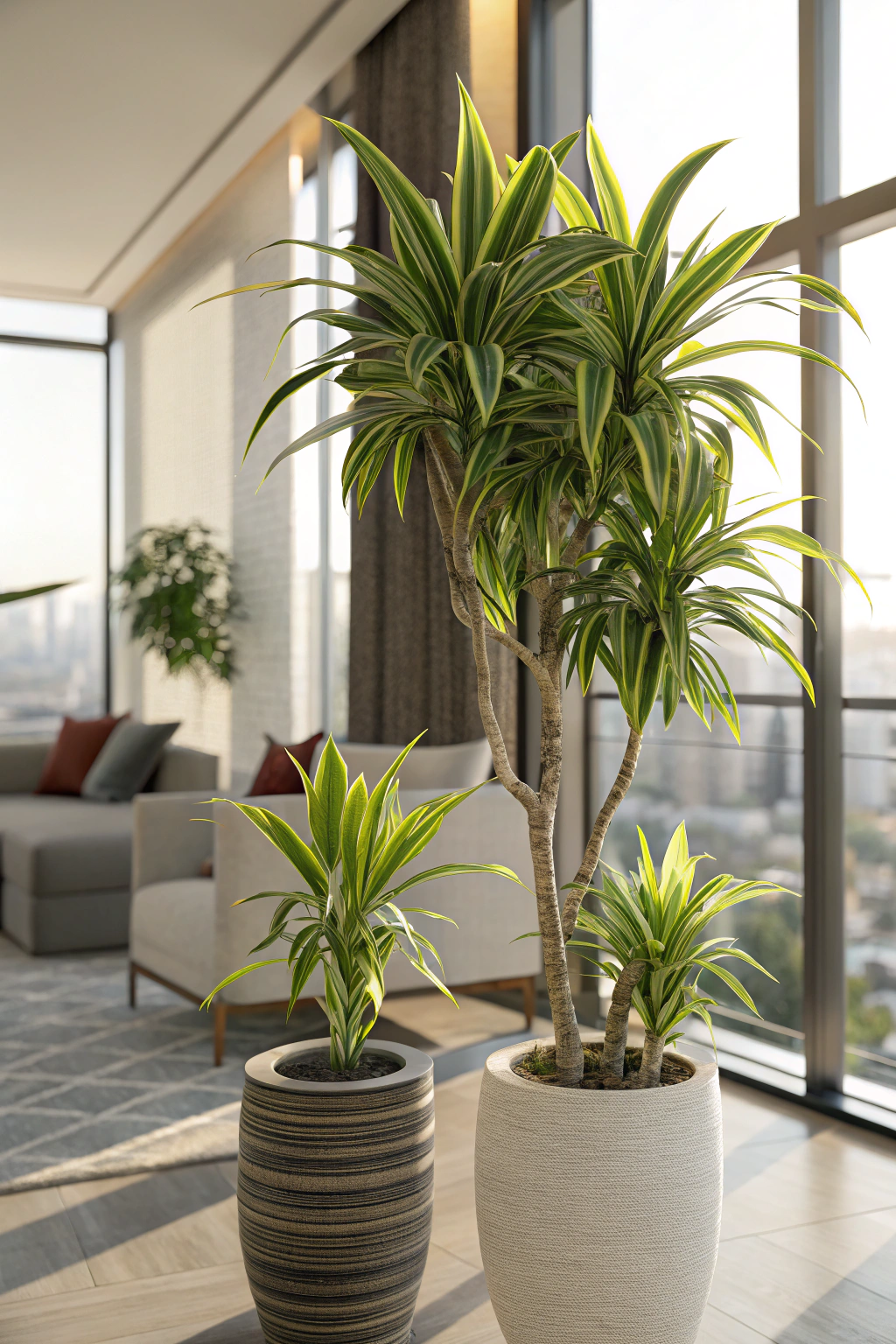 Dramatic Air Change with Dracaena